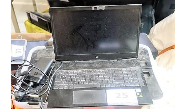 laptop HP, Pavilion Core i7, met lader, paswoord niet gekend